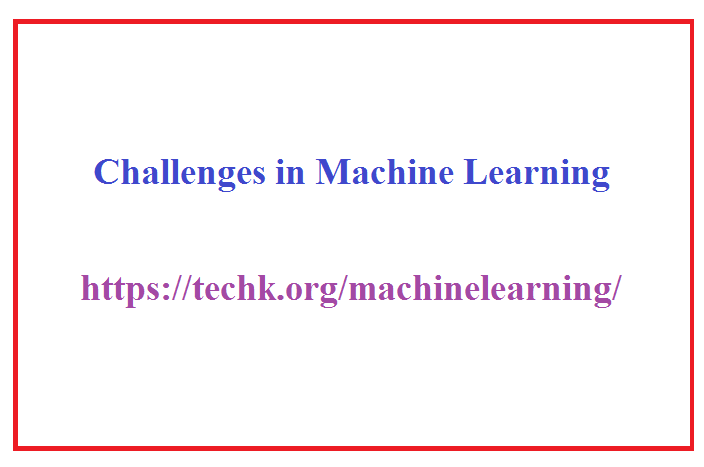 Machine Learning