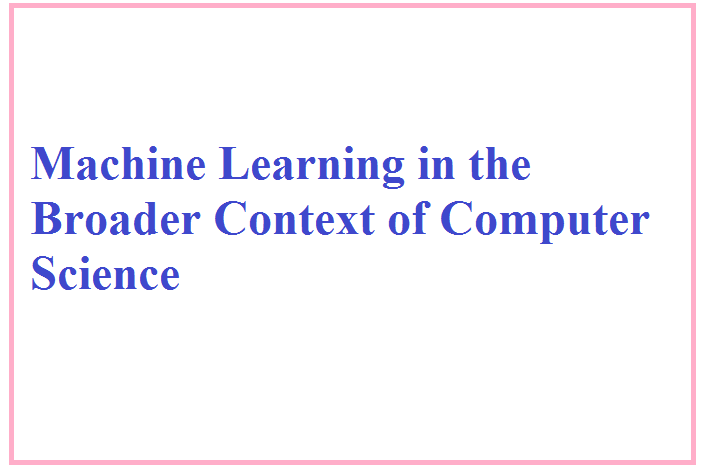 Machine Learning